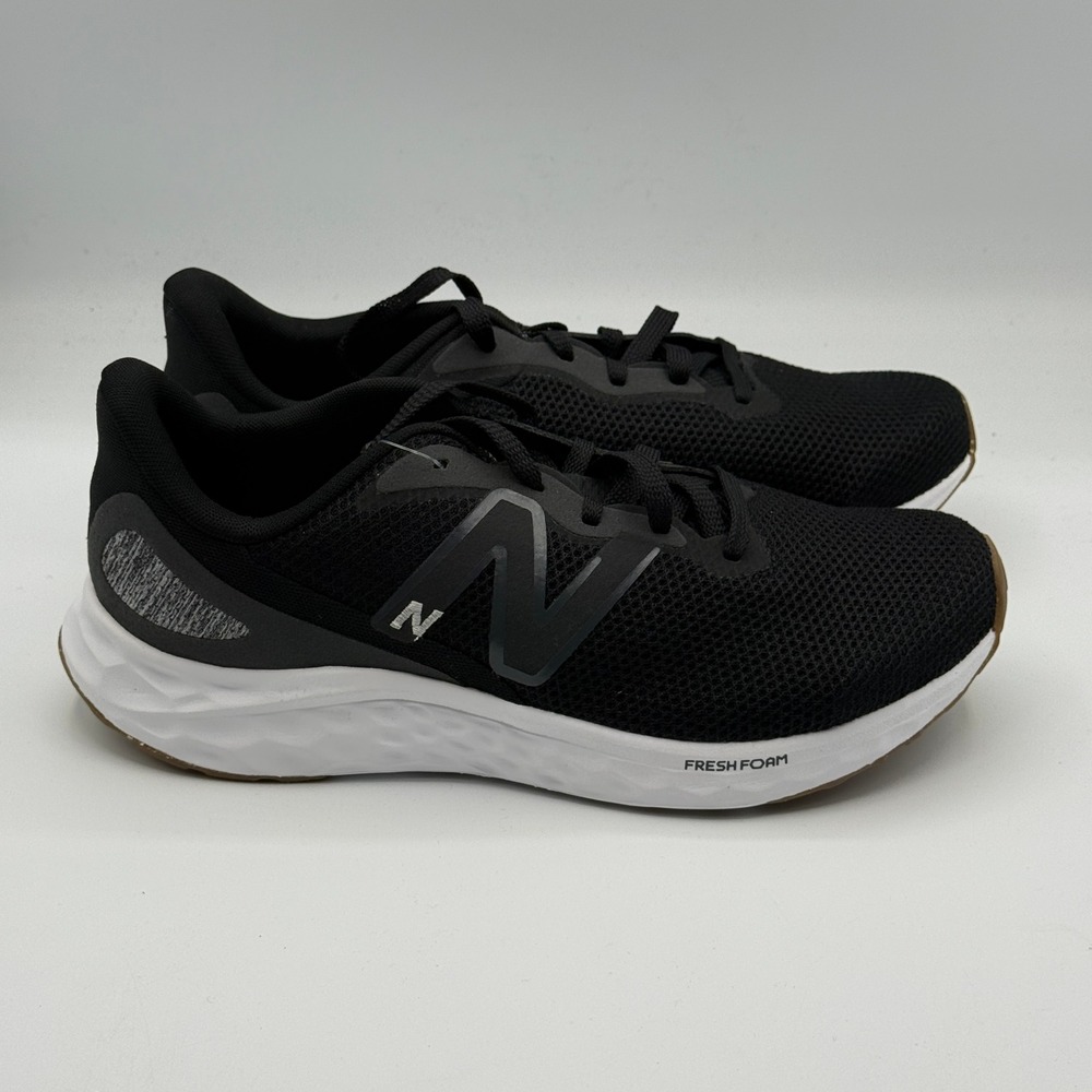 New Balance Fresh Foam Arishi v4 Shoes Mens Size 8 Black Grey Running MARISEK4